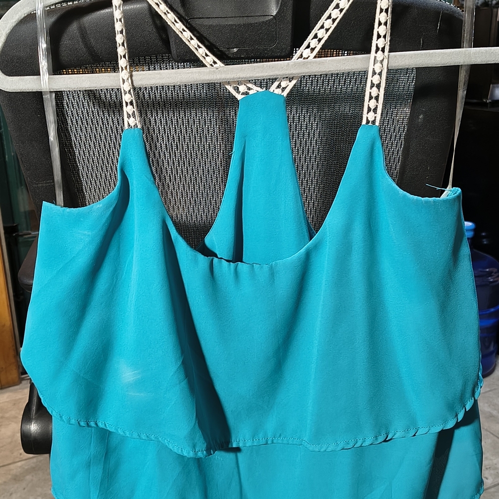 Charlotte Russe Teal Blouse